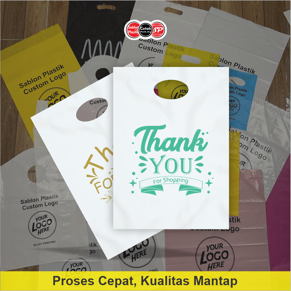 

(Isi 50Pcs Size 15 x 22) Kantong Plastik Motif Thank You | Kantong Plastik Skincare, Plastik Hijab, Plastik Obat