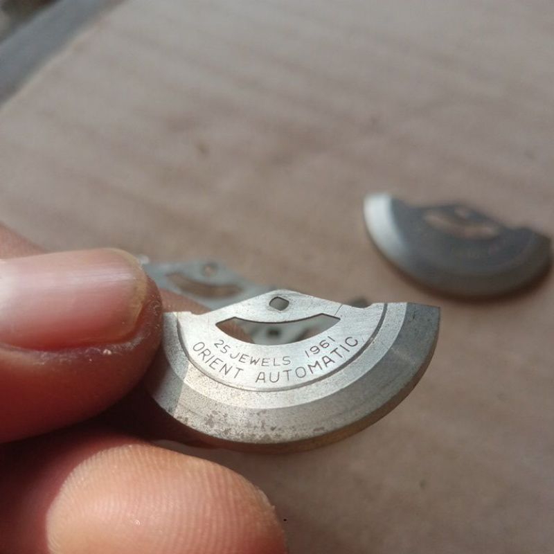 sperepart Onderdil asli copotan jam tangan bandul Orient japan jadul lawas