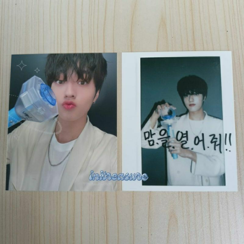 pob weverse teulight haruto set (polaroid signed + basic)