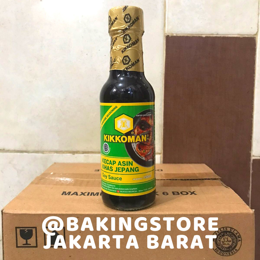 

Kikkoman Soy Sauce All Purpose | Kecap Asin Jepang Shoyu Halal 150 ml