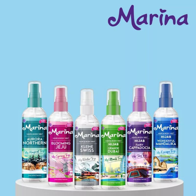 Marina Hair &amp; Body Mist 100ml ~ Original 100%