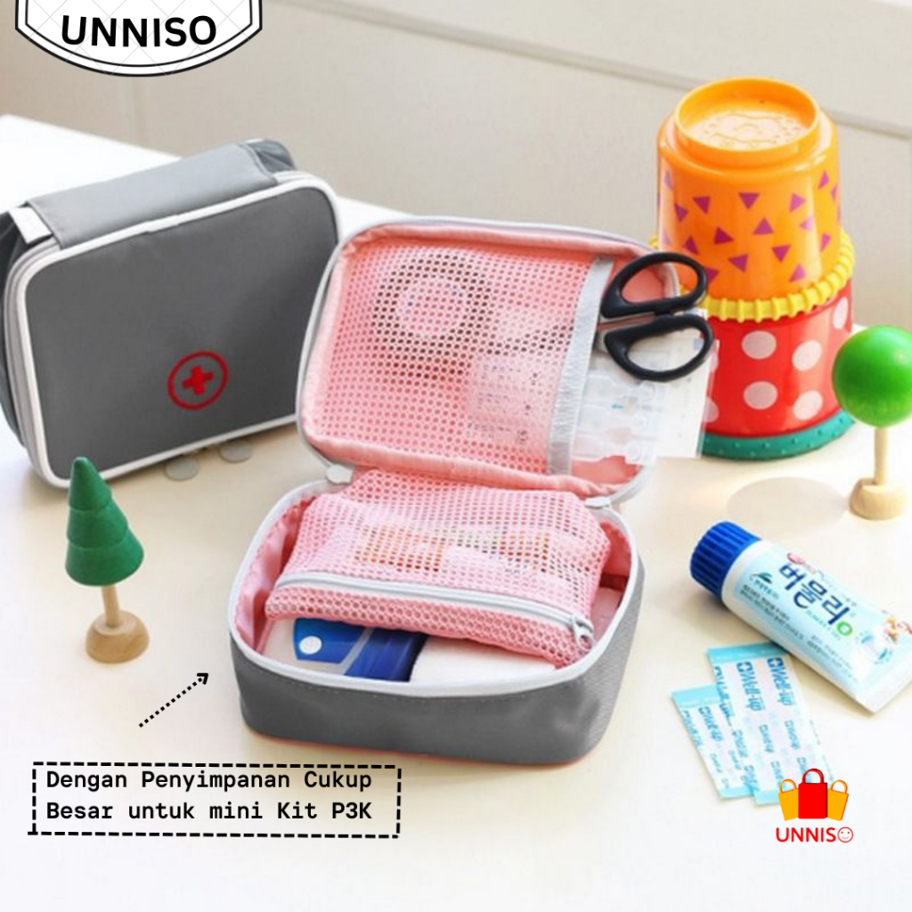 UNNISO - Korean P3K Drug Pouch Tas Obat Obatan