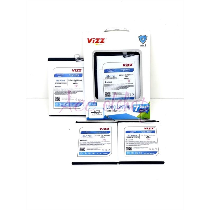 Baterai Batre Vizz BLP793 Realme C12 / Realme C15 / Realme Narzo 30A Original Vizz