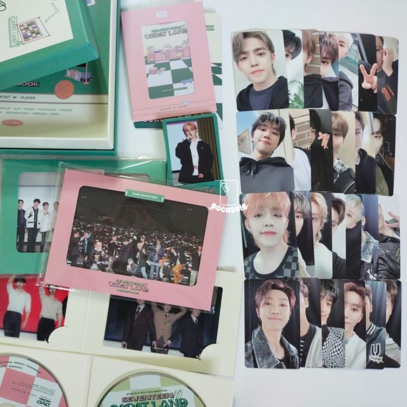 READY STOK Sharing Photocard Seventeen Carat Land 2022 Memory Book DVD & Digital Code PC Official SV