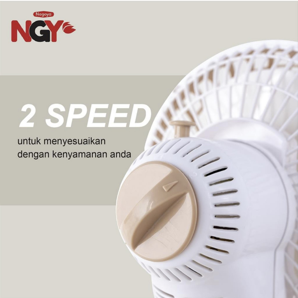 NAGOYA NG-188 Kipas Angin Meja Karakter 8inci / Portable Desk Fan