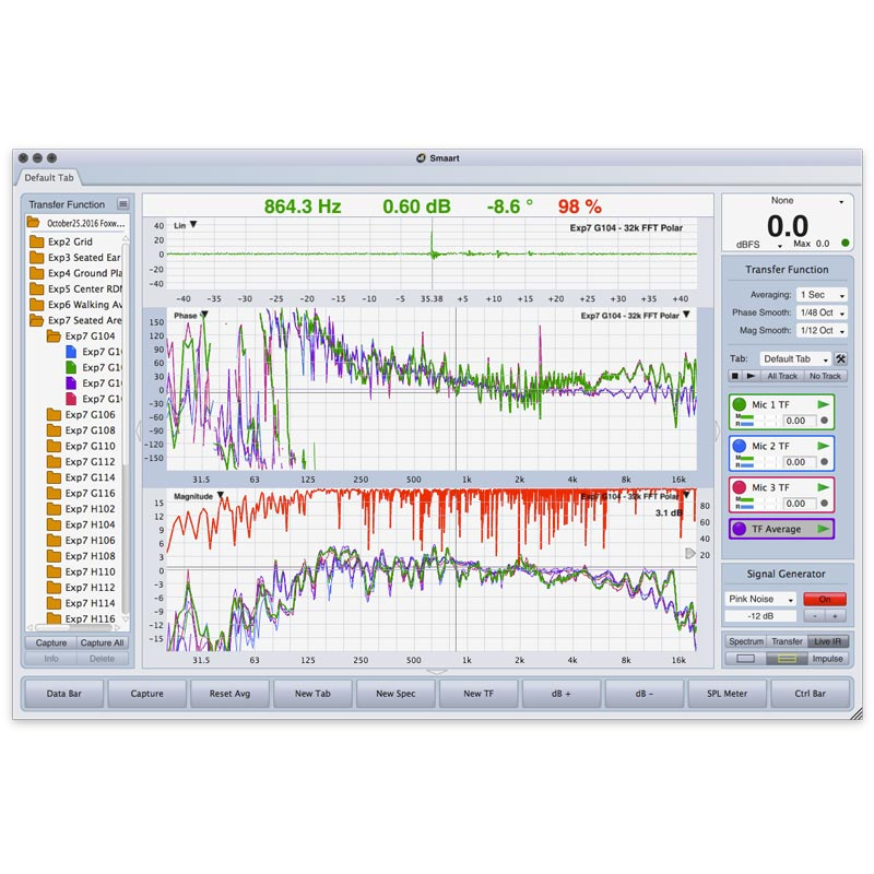 Rational Acoustics Smaart 9.1.6 Full Lisensi Lifetime Version Software Smaart Live 9 / Smaart Live 8 Suite untuk analisis sinyal audio/akustik