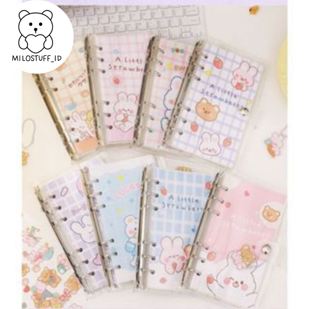 [MILOSTUFF_ID] Binder Aesthetic Binder Cover Sampul A6 A5--MS0240