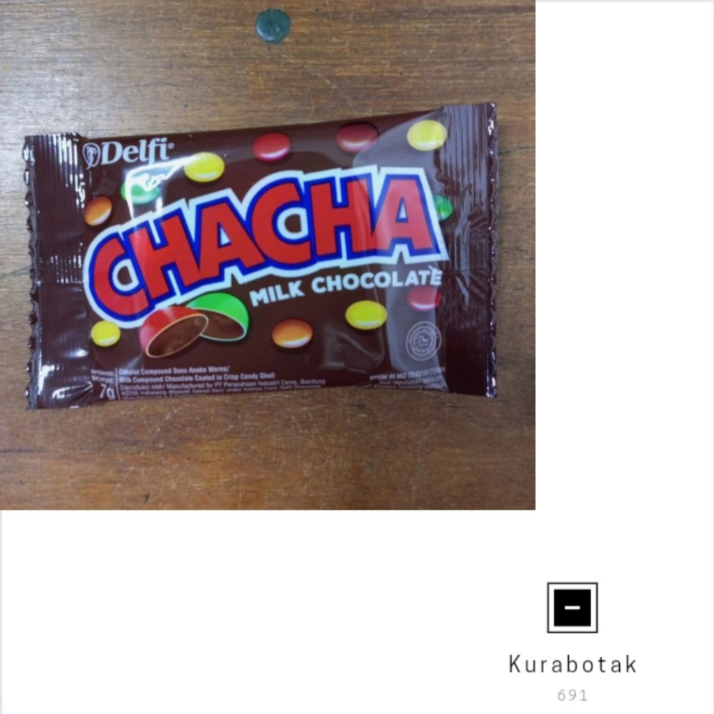 

delfi chacha milk chocholate 7gr eceran per pcs