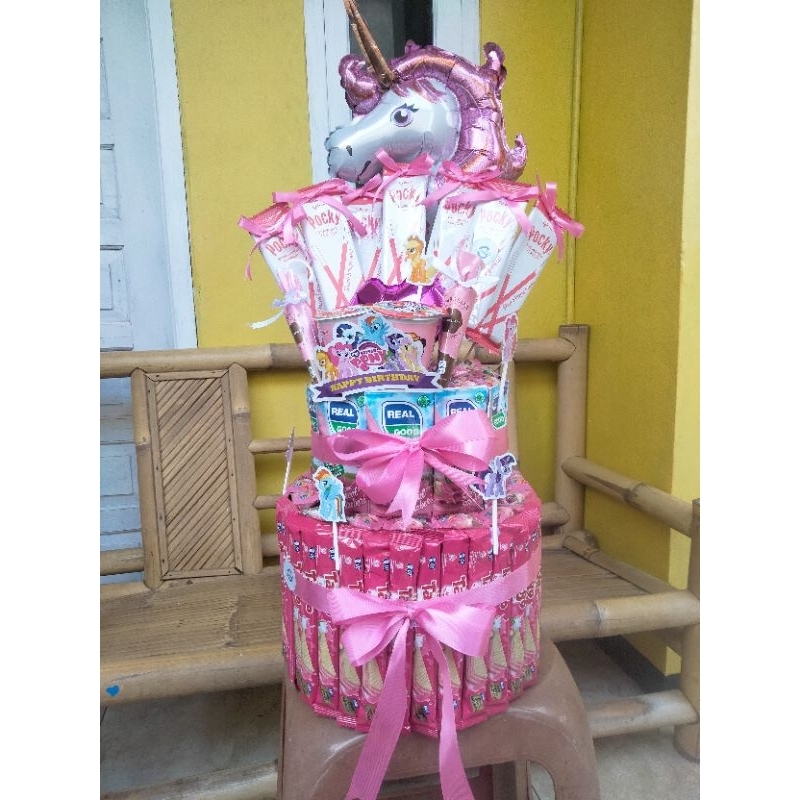 

Snack Tower | bolu ulang tahun| cake | kue Snack | ulang tahun
