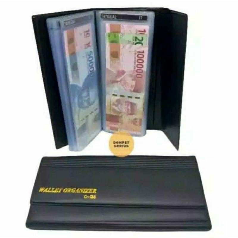 Dompet keuangan wallet organizer pos rumah tangga hemat buku kas disiplin