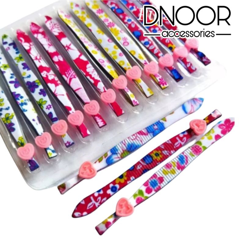 Pinset Motif dan Polos Uban Stainless / Catut / Pinset Cabut Bulu / Penjepit Bulu Rambut / Pinset Penjepit Bulu Ketiak