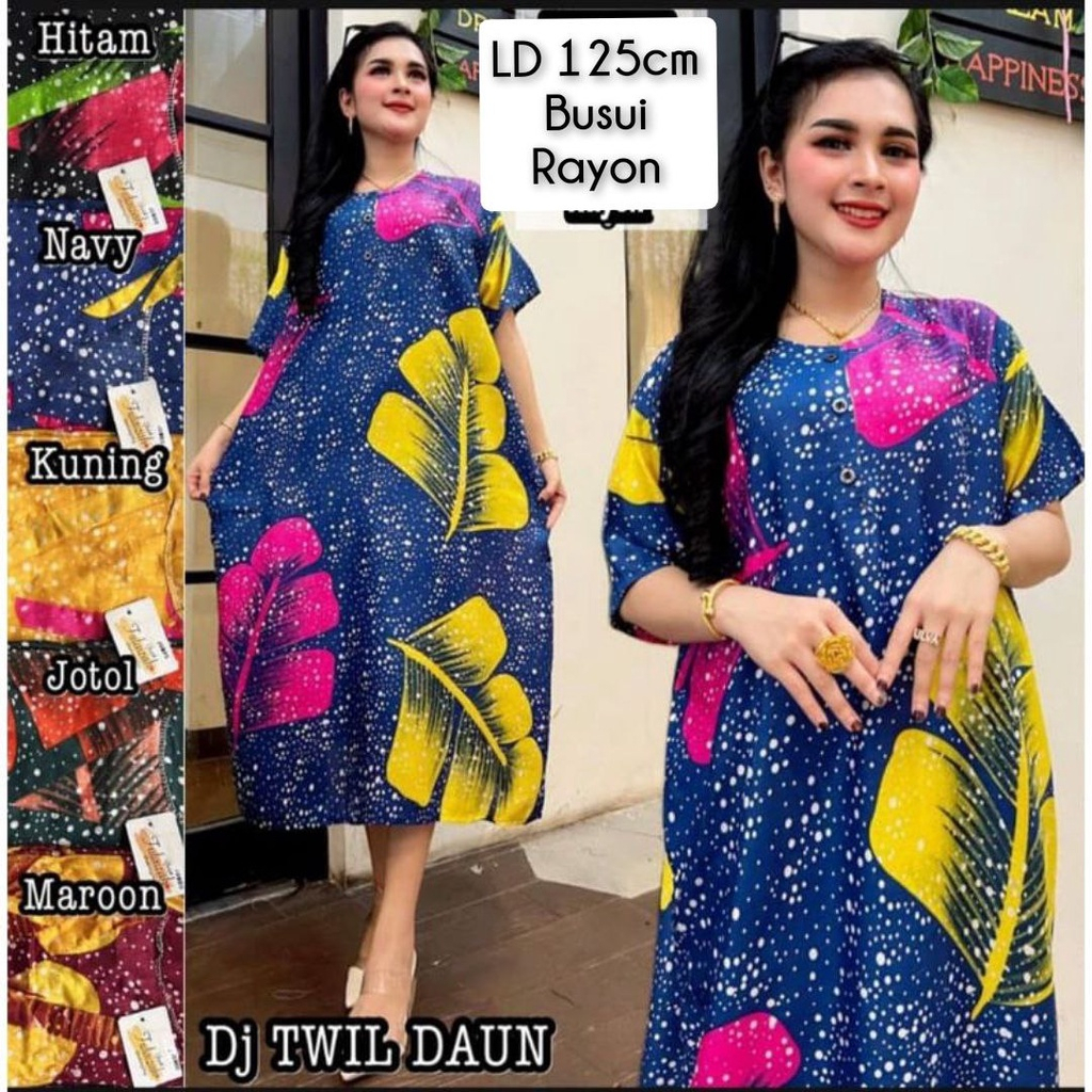 DASTER JUMBO BUSUI TERBARU KEKINIAN KANCING DEPAN BUMIL LD 120 LENGAN PENDEK BATIK NUSANTARA11