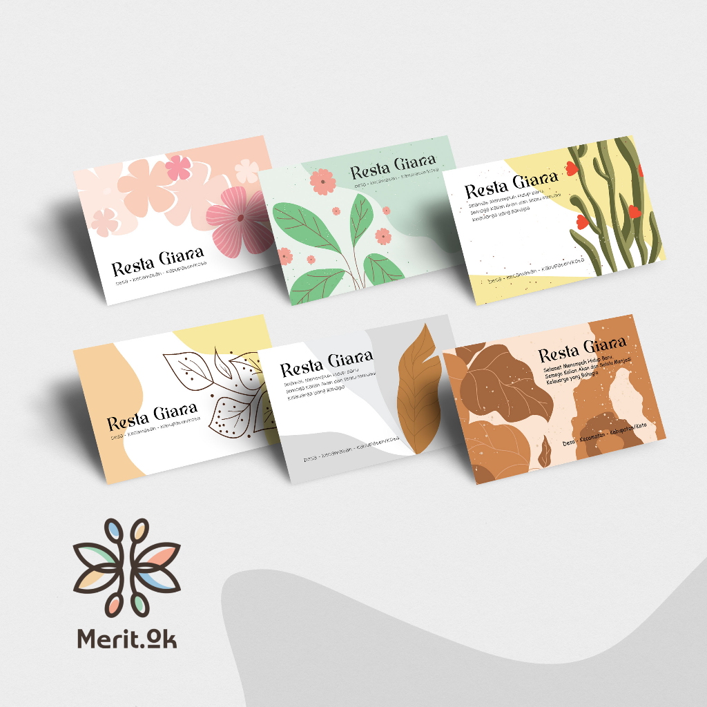 

Amplop kondangan aesthetic #7 custom nama dan alamat