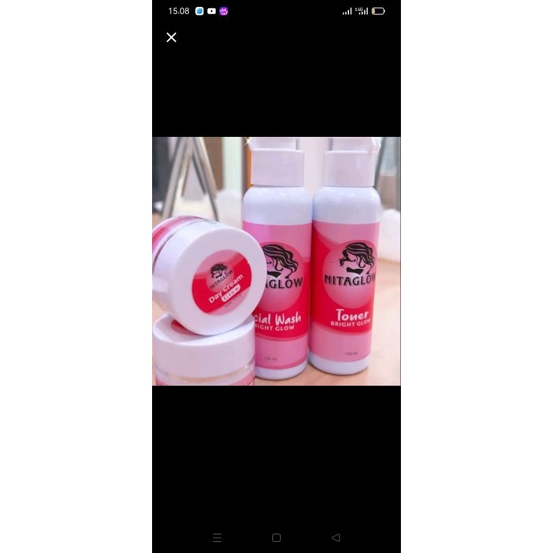 NitaGlow sepaket + Serum ori1000%