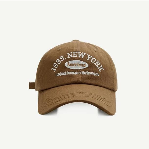 Topi NY New York 1989 Pria Wanita Unisex Distro Original Lokal Keren Bahan Tebal Bordir Topi BaseBall Pria Dewasa Casual Murah Topi Korea Cowok Cewek Terkini