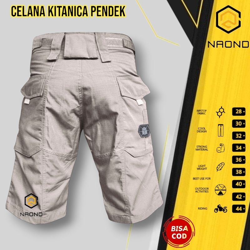 Celana Tactical Kitanica Pendek/Celana Kitanika/Celana Pria Panjang/Celana Cargo/Army/Outdoor/PDL
