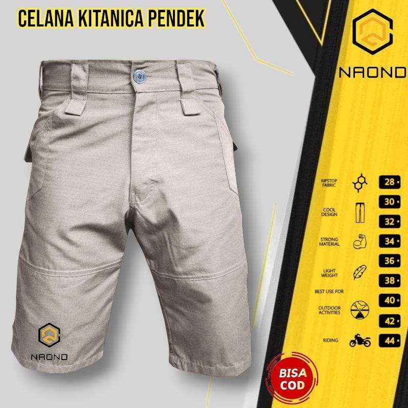 Celana Tactical Kitanica Pendek/Celana Kitanika/Celana Pria Panjang/Celana Cargo/Army/Outdoor/PDL