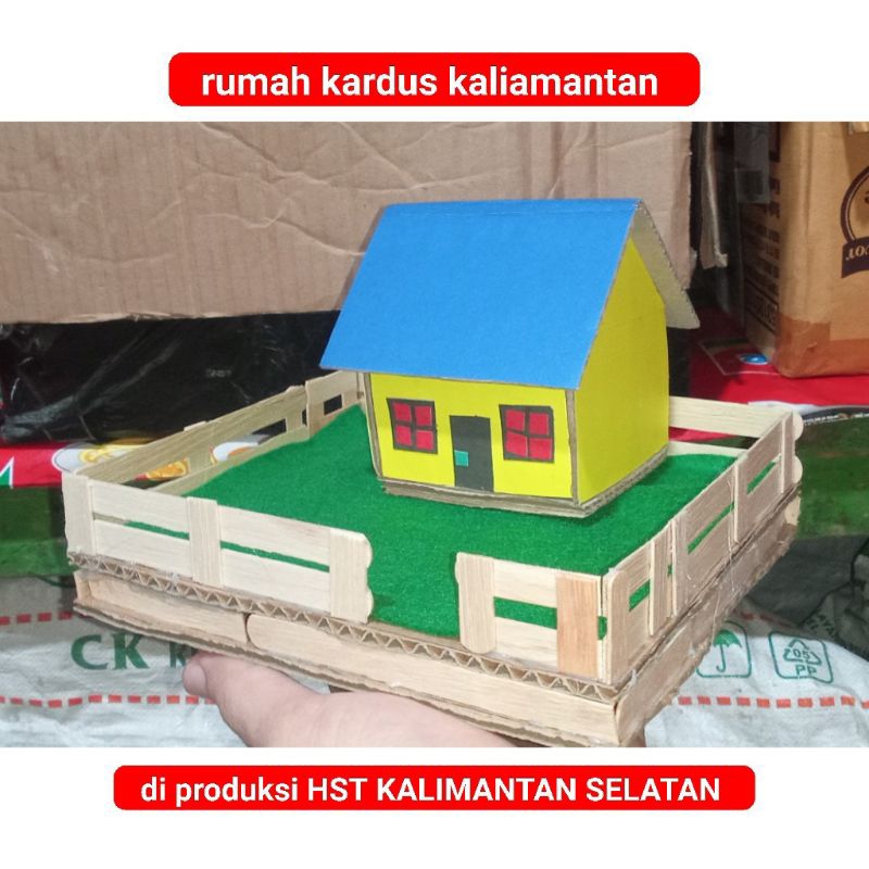 

COD rumah kardus warna kalimantan