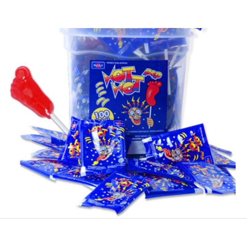 

HOT HOT POP Permen Kaki (1 pack isi 25pcs) Lolipop Candy