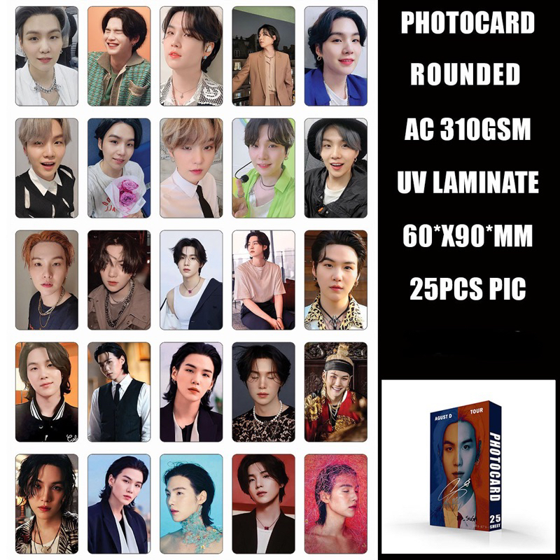 darurat.kpop - Photocard AGUST D / Suga bts 1 set