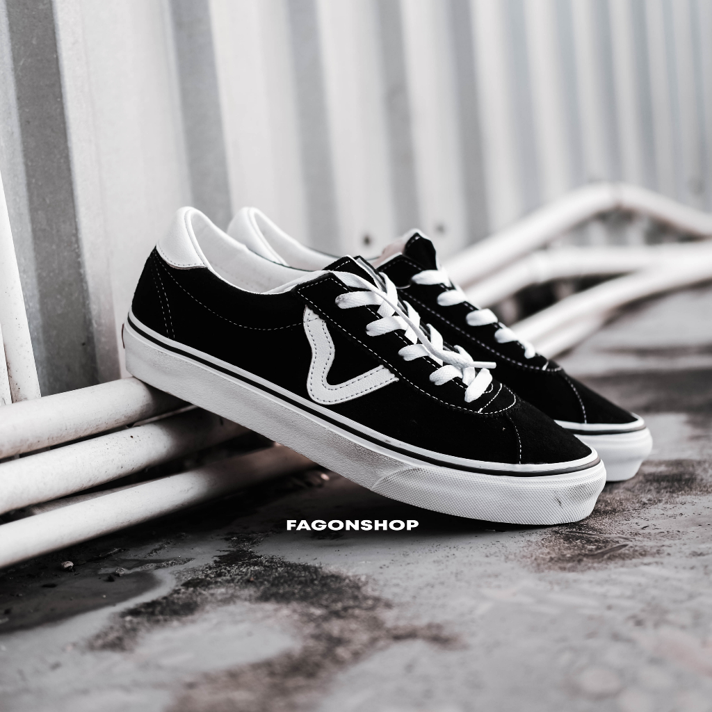 VANS EPOCH SPORT CLASSIC BLACK/WHITE ORIGINAL 100%