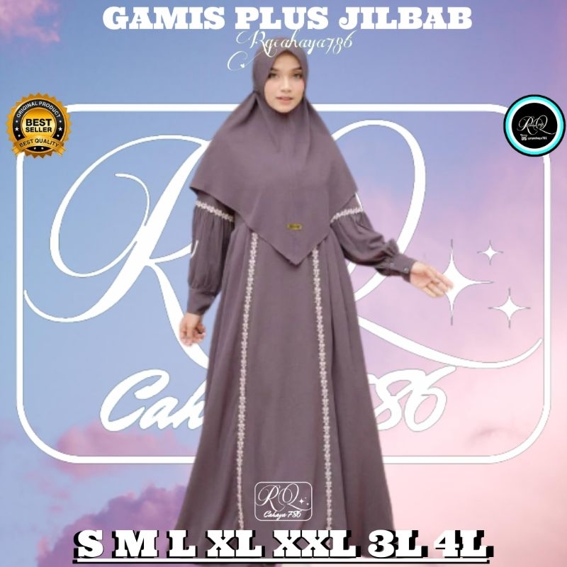 ALMIRA SYARI UKURAN M - L - XL - XXL - XXXL - 4XL GAMIS SET SYARI GAMIS JUMBO BUSUI DRESS MURAH GAMIS SYAR'I PLUS KHIMAR KONDANGAN GAMIS RENDA GAMIS KEKINIAN GAMIS REMAJA GAMIS TERBARU BAJU GAMIS WANITA FASHION MUSLIM BAJU LEBARAN DRESS WANITA UMROH HAJI