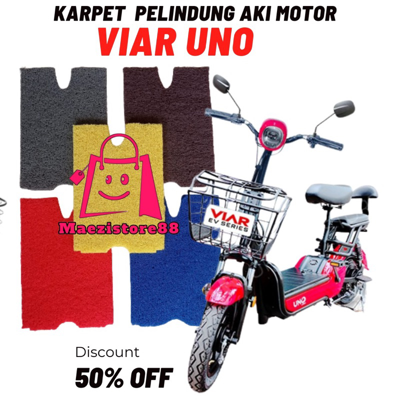 Karpet Sepeda Motor Listrik Viar Uno - Mie Bihun Serabut