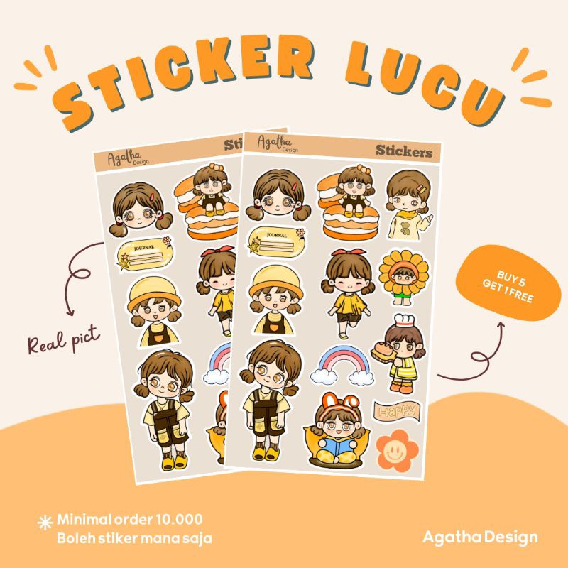 

STIKCKER CUTE | STICKER AESTHETIC | STICKER HP | STICKER SHEET | STICKER DECORATION HP/LAPTOP