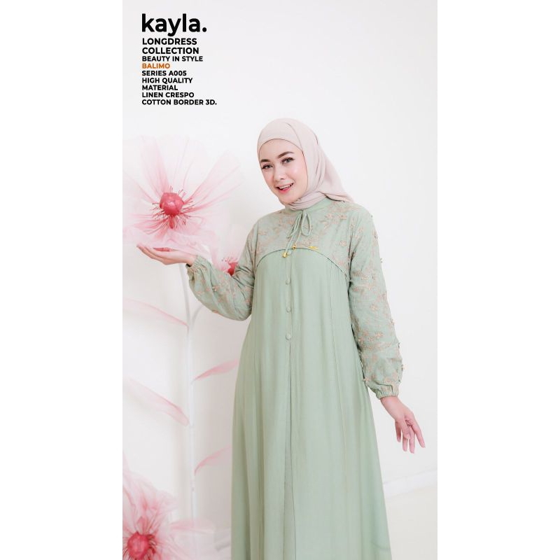 Gamis Dress  Wanita Kayla Dress by Balimo