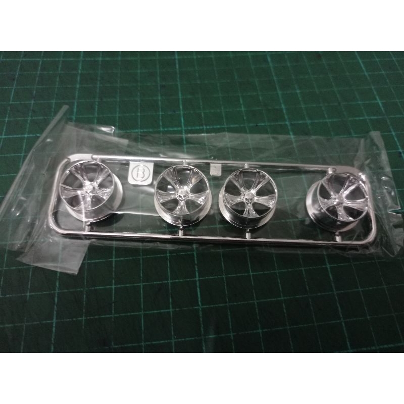 Velg Medium A Spoke Silver Plated Chrome Original Tamiya