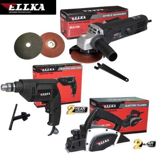 PROMO TERMURAH 3 ITEM Paket Tukang kayu lengkap mesin planer/serut/ketam dan BOR YUKIDO 10 MM dan me