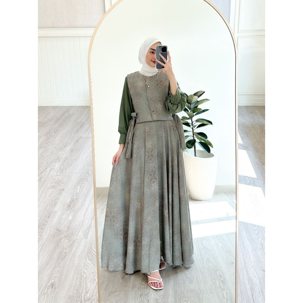 NEEVA PART 2  MAXI DRESS (Cek Caption)