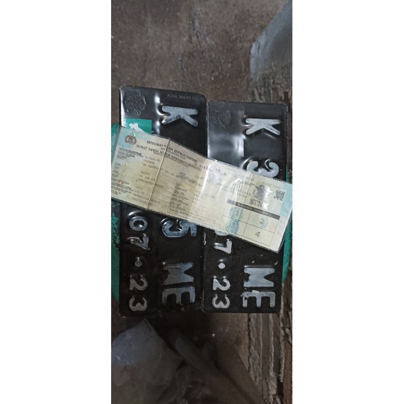 Surat STNK Satria Fu Karbu 2013