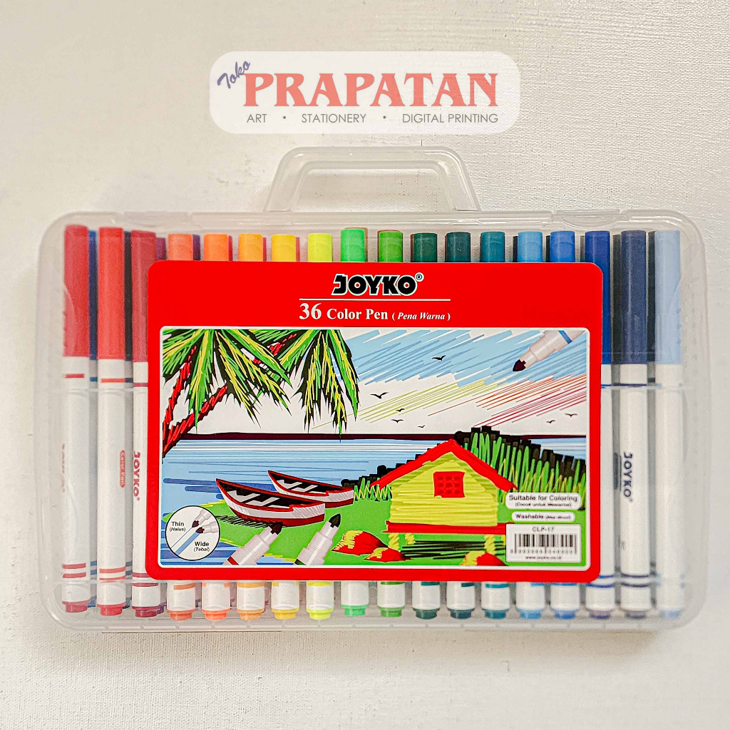 

Joyko CLP-17 Color Pen 36c | Pena Warna