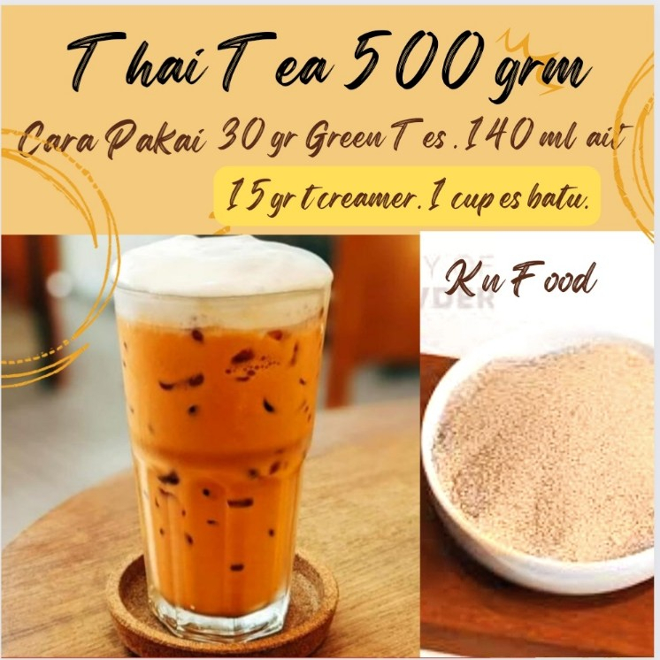 

Bubuk Minuman Thai Tea 500gr || Thai Tea Powder - 500 gram