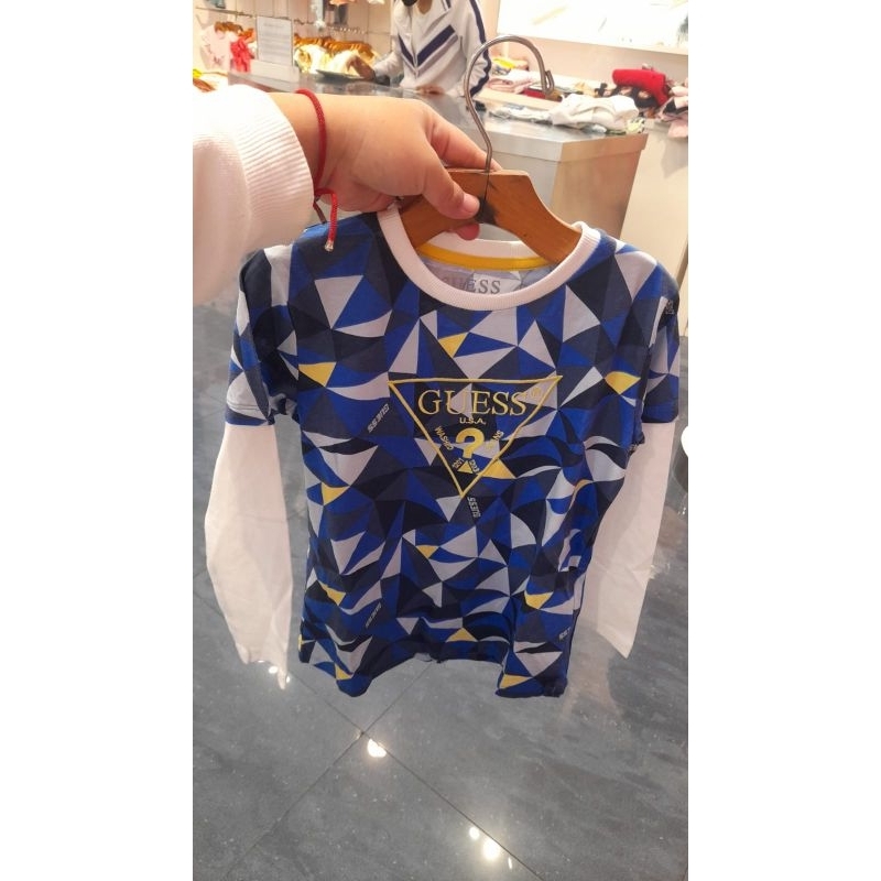 kaos anak laki-laki lengan panjang guess original store