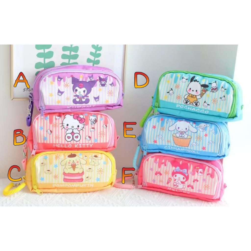 

TEMPAT PENSIL SALUR ICE REAM KUROMI POCHA 2 RESLETING (20X5X11)