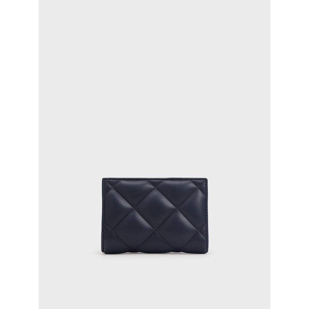 DOMPET CHARLES &amp; KEITH GEMMA QUILTED CARD WALLET - CK-50770524