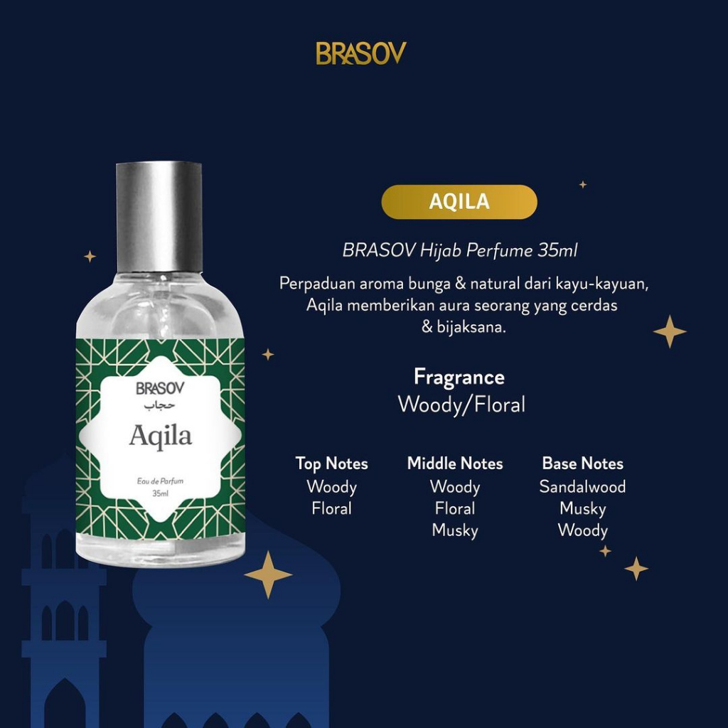 BRASOV Eau De Parfum HIJAB 35ml Series