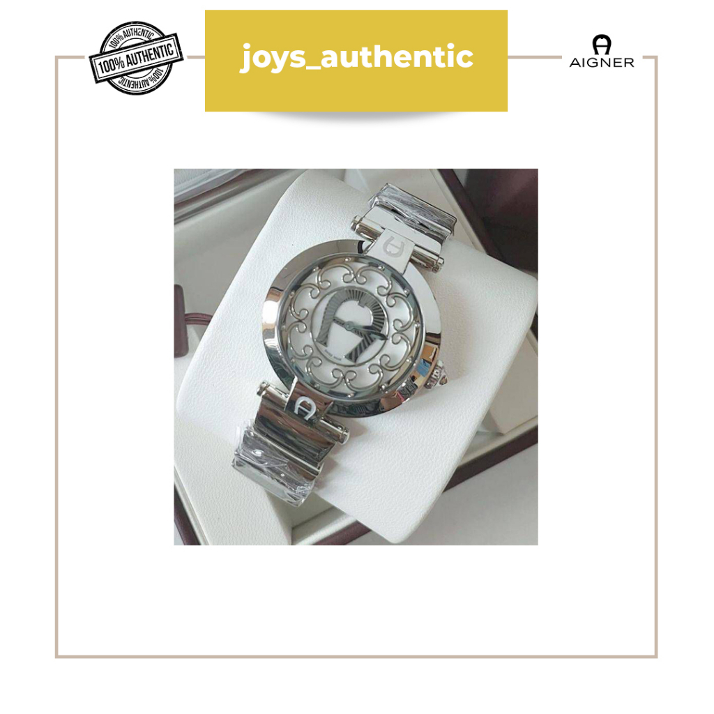 Jam Tangan Wanita Aigner Watch A16276 Siena Silver Woman Watch Authentic Original