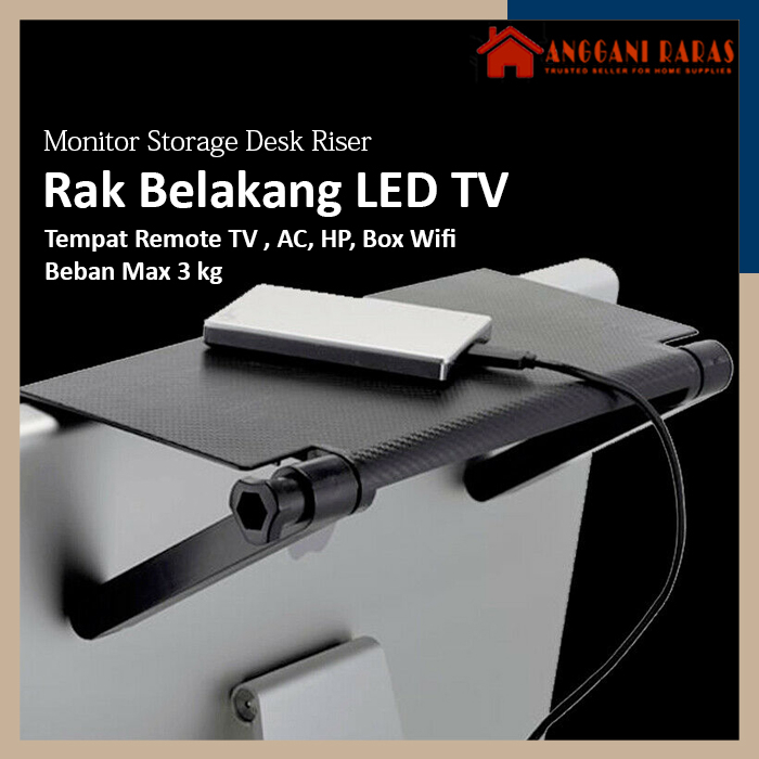 Rak Minimalis Serbaguna Tempat Remote TV Tempat Remote Ac Rak Wifi Dinding Belakang TV LED