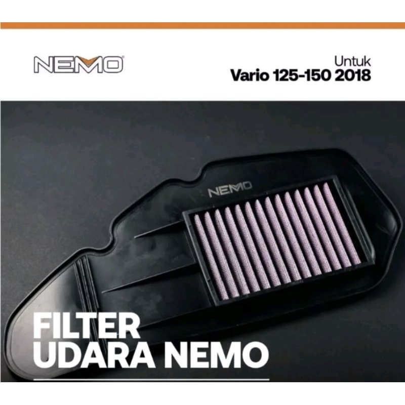 Filter air vario 125/150 led nemo/filter saringan udara vario 125/150 led nemo