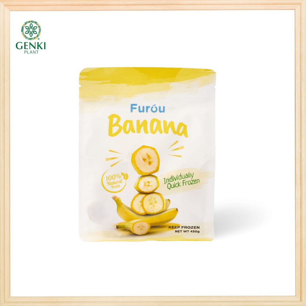 

Furou Frozen Banana (IQF) / Buah Pisang Beku - 450 g