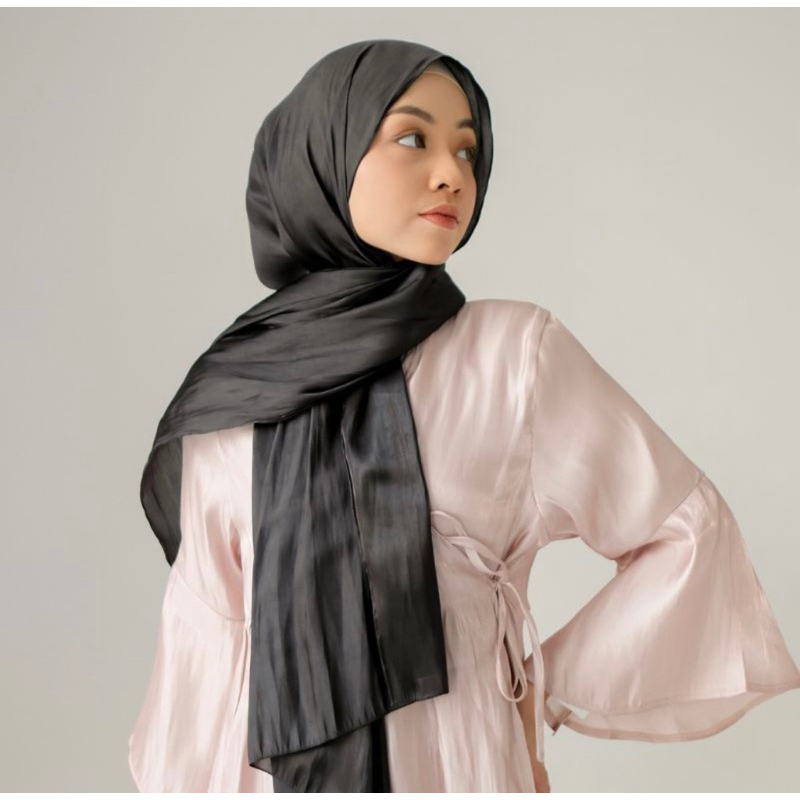 pashmina shimmer silk turkey // pashmina satin glowing premium