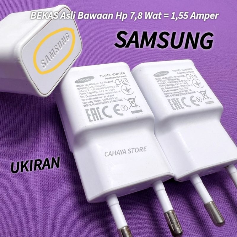 Adaptor 5Amsung Charger Second 1,55Amper Copotan Type A03Core A6 A03 A03S A02S J8 A6plus J7 2016 J7 