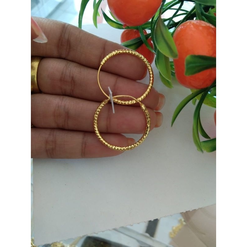 ANTING KOIN REPLIKA EMAS 24K