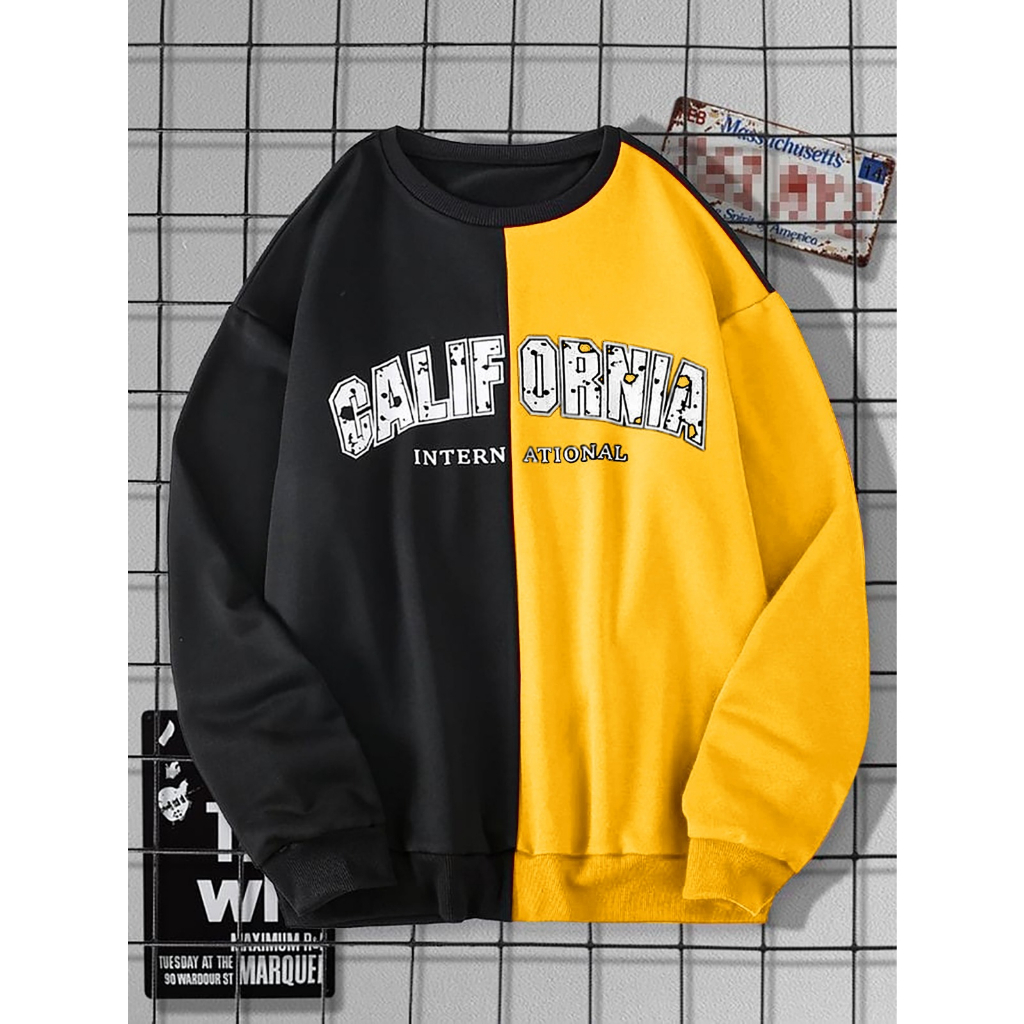 INDOSAN-BAJU SWEATSHIRT CALIFORNIA-BAJU KAOS DISTRO LENGAN PANJANG MODEL TERBARU-TERLARIS-BISA COD