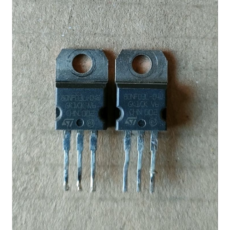 MOSFET 80NF03L (80A30V)