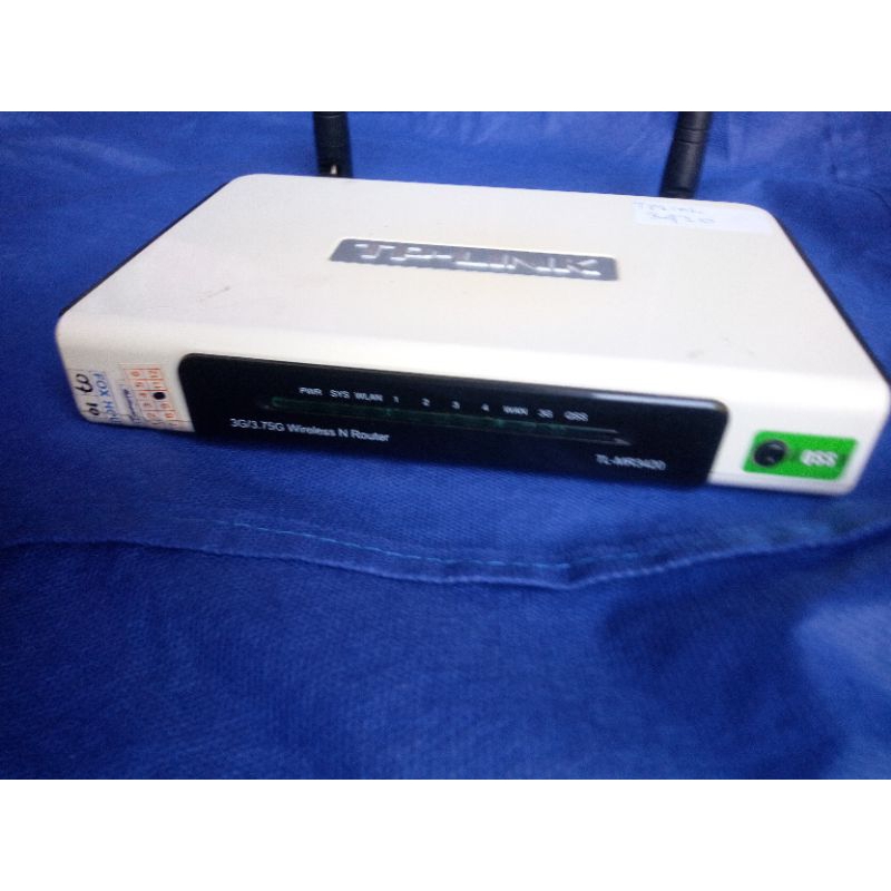 router/ap 3G bekas Tplink TL-MR3420 normal
