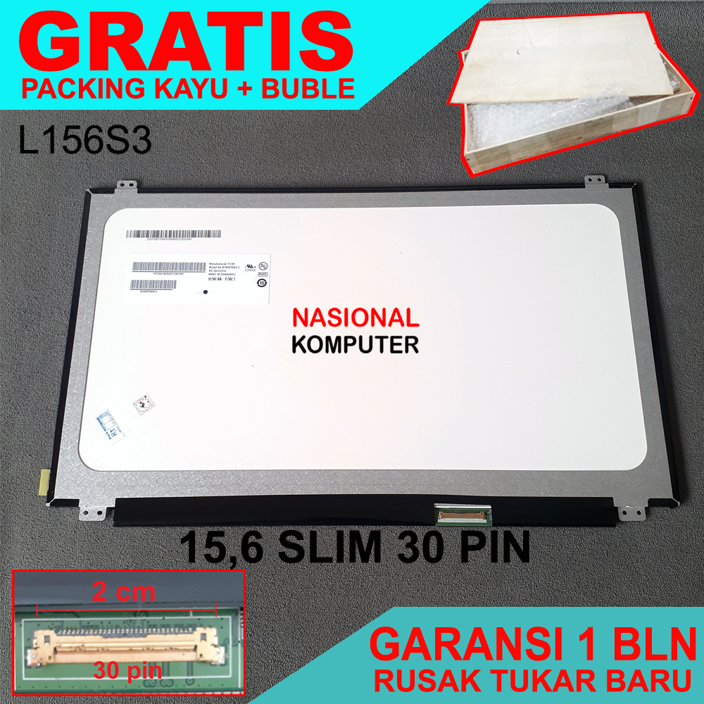 LCD LED Acer Aspire 3 A315-31 A315-41 15.6 Slim 30 Pin